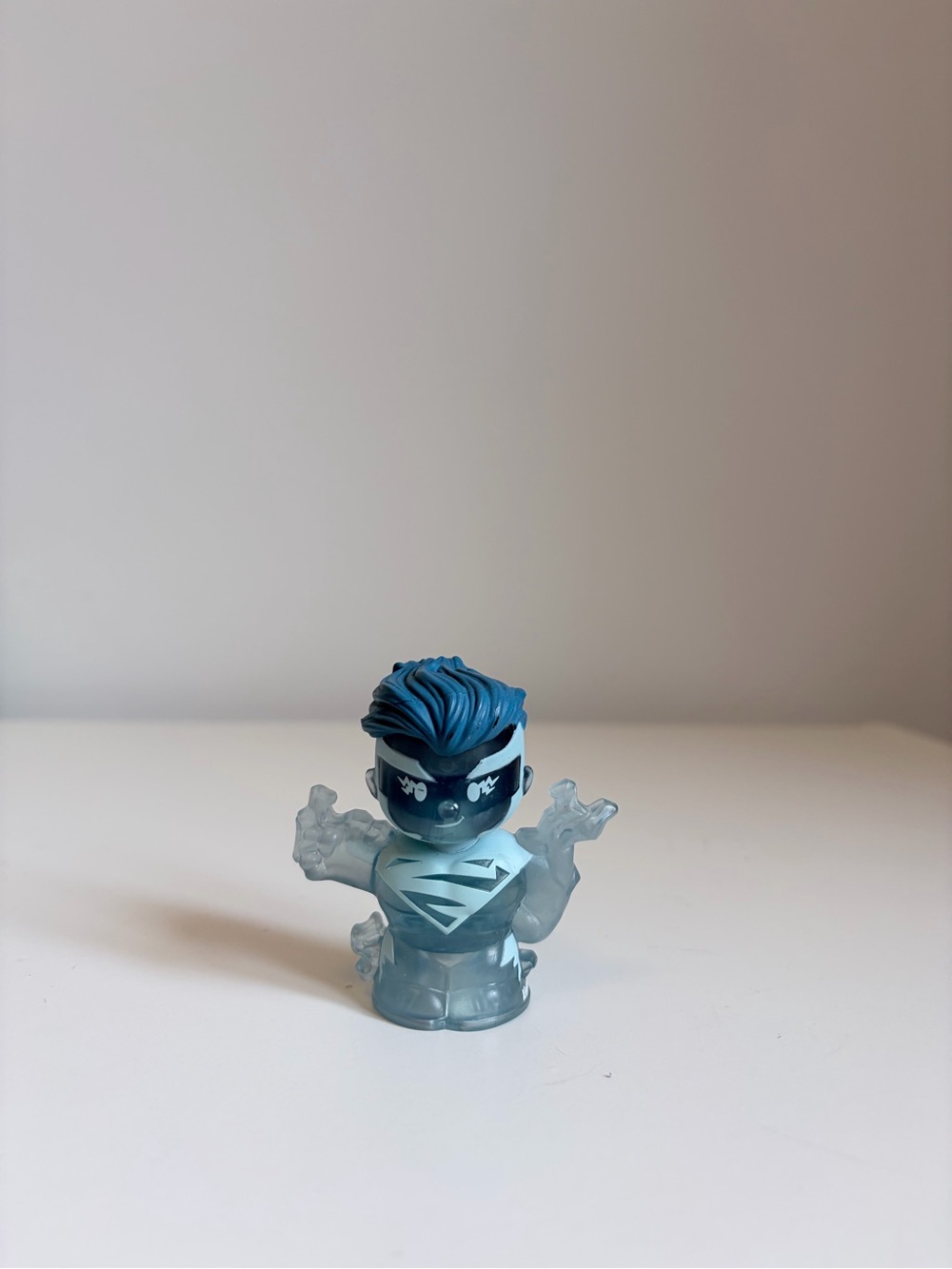 (5/$25) Fisher Price Little People Blue Translucent Superman